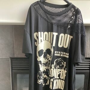 BNNT 2XL skull Dress. Black.